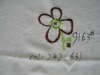 linen-look embroidery  curtain design