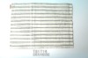 linen placemats with stripes