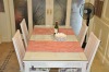 linen stripe table runner