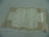 linen tablecloth/linen doily