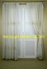 linen with embroidery curtains