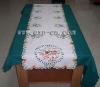 long jacquard Easter embroidered tablecloth