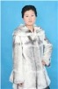 long mink fur coat