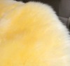 long wool tanned sheepskin