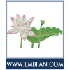 lotus embroidery digitizing