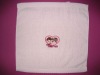love embroidery towel