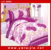 love print bedding set/ big flowers print bedsheet-Yiwu taijia home textile