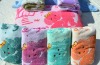 lovely animal pattern emboridered without twisting pillow towel