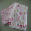 lovely baby blanket with round corner