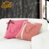 lovly pink pleated sofa back cushion with a bow for girls