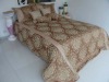 luxury 3pcs jacquard bed circle with binding