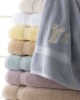 luxury bath towel with embroidery