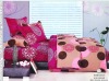 luxury brushed reactive printed bedding set