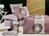 luxury brushed reactive printed bedding set