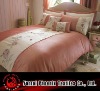 luxury floral embroidery duvet cover