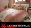 luxury floral embroidery duvet cover