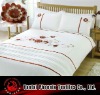 luxury floral embroidery duvet set