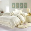 luxury jacquard hotel bedding set