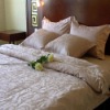 luxury jacquard hotel bedding sets for five stars hotel