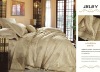 luxury silk cotton jacquard bedding cover / bedding sets / bed sheet