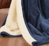 luxury soft Micro Fiber Sherpa Blanket