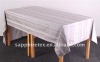 luxury white pure linen  table cloth