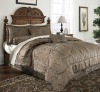 luxury yarn-dye 7piece jacquard comforter set