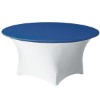 lycra round spandex table cover with cap