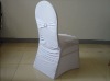 lycra spandex chair cover with pleats and diamond buckle