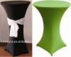 lycra spandex cocktail table cover