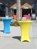 lycra spandex cocktail table covers