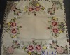 machine embroidered tablecloth