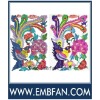 machine embroidery design  (phoenix)