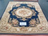 machine-woven hand carved rugs