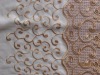 macrame embroidery voile curtain fabric