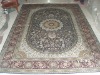 man made silk rug