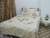 manual embroidery bedspread set