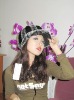 manufacture/product/supply women/lady's knitted mink fur hat