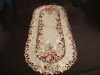 maple leaf embroidery table runner, embroidered table cloth