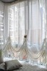 mediterranean style simple plain window curtains