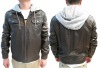 men washed pu leather jackets