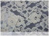 mesh fabric-cotton thread eyelet embroidery