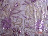 mesh sequence embroidery fabric