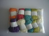 mesh yarn for hand knitting in ball fancy yarn style