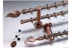 metal cafe window curtain rods/pipes/poles/tube