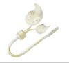 metal curtain holdback