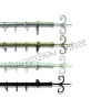metal curtain pole
