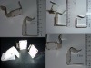 metal velcro table skirt clips