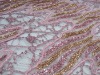 metallic chemical /water-soluble embroidery fabric