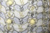 metallic chemical watersoluble embroidery fabric